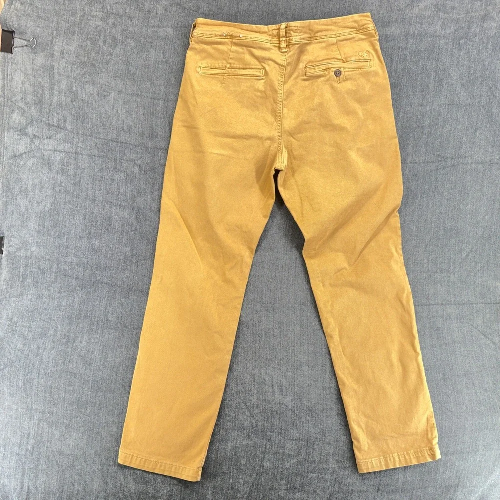 American Eagle Chinos Mens 32x30 Tan Cotton Slim Extreme Flex Pants